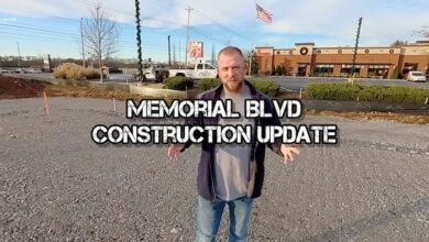 Memorial Blvd Construction Update