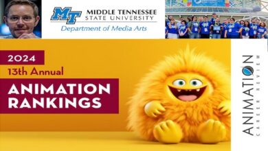 MTSU’s Animation Program Ranked No. 1 in Tennessee by Online Ranking Resource