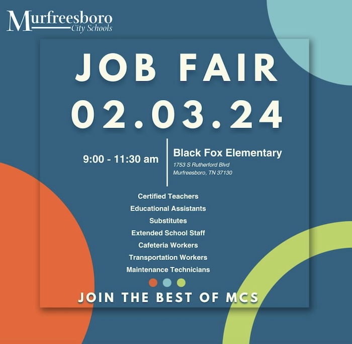 Murfreesboro City Schools Job Fair