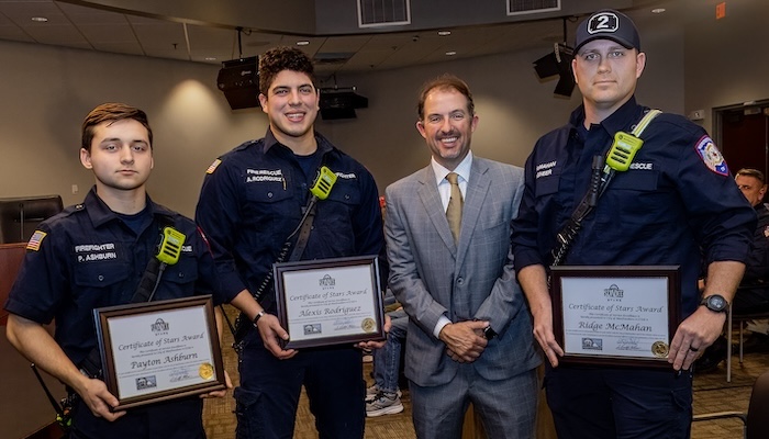 Murfreesboro Fire Rescue Ladder 2 B-Shift STARS Award