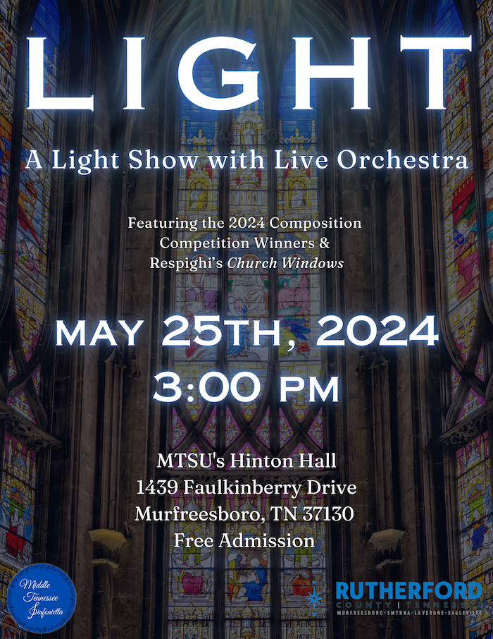 The Middle Tennessee Sinfonietta Presents LIGHT