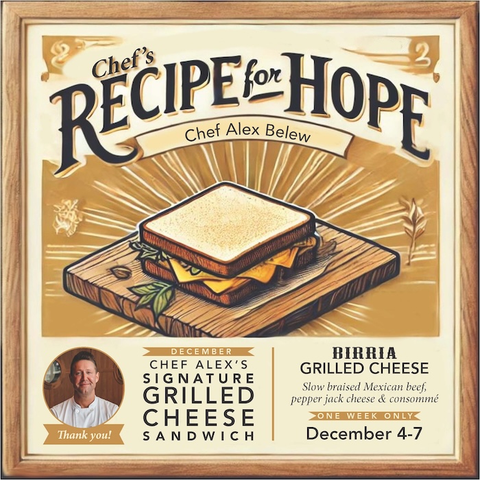 Chef's Recipe of Hope - Alex Belew