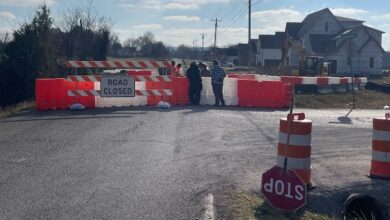 Old Salem Rd. Closed