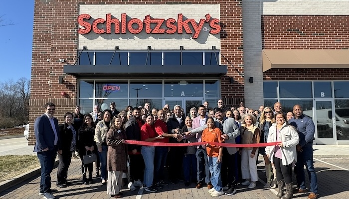 Ribbon Cutting Celebration for Schlotzsky's
