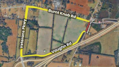 Blackman Road Detour Route