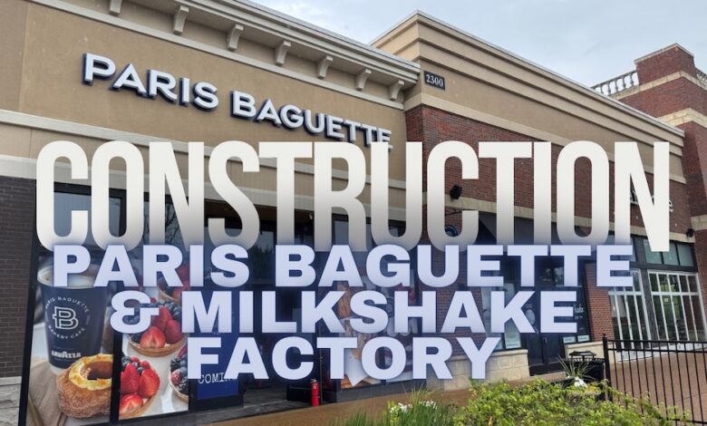 Milkshake Factory and Paris Baguette Opening Soon