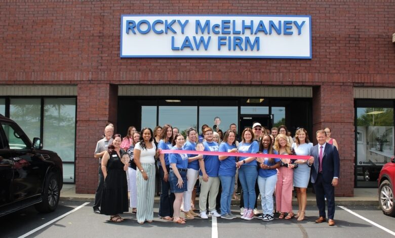 Rocky McElhaney Law Firm Ribbon Cutting
