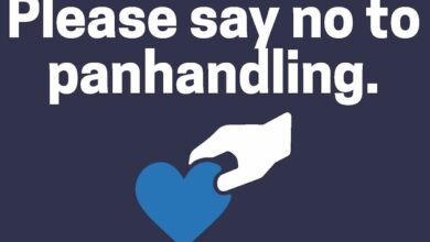 Say no to panhandling