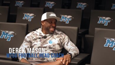 MTSU Coach Derek Mason