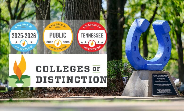 MTSU named to ‘Best Colleges in the U.S.’ lists by Colleges of Distinction
