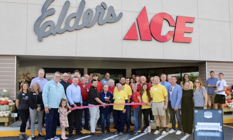Elder's Ace Hardware Ribbon Cutting