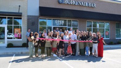 Boho Nail Bar Ribbon Cutting