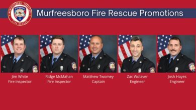 Murfreesboro Fire Rescue Promotions