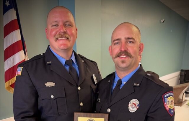 Two MFRD Firefighters receive 2025 Firefighter of the Year Award