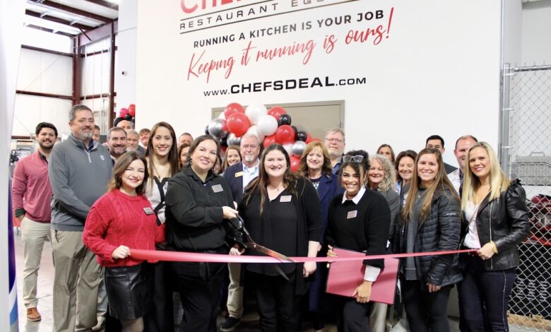 Chef Deal Restaurant Equipment Ribbon Cutting