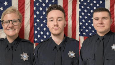 Deputy Anna Olson, FTO Bryan Tyrie, Deputy Chris Young