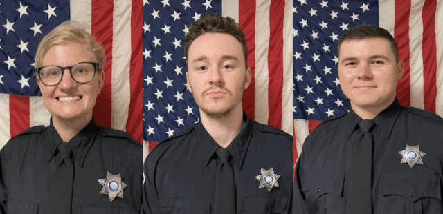 Deputy Anna Olson, FTO Bryan Tyrie, Deputy Chris Young