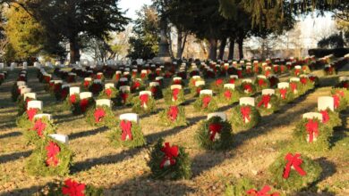 Wreaths Across America in Stones River National Cemetery
