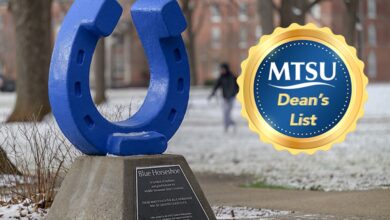 MTWU Dean's List Fall 2025