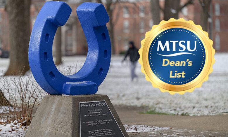 MTWU Dean's List Fall 2025