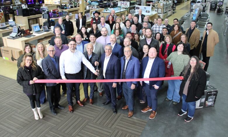 Electronic Express Ribbon Cutting