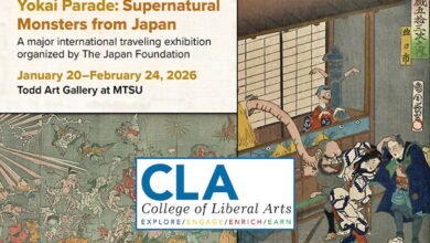 Japanese culture in spotlight as ‘Yokai Parade’ exhibition opens Jan. 20 at MTSU’s Todd Art Gallery