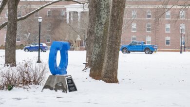 MTSU Winter Snow