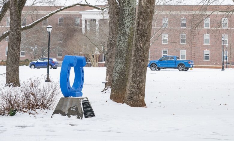 MTSU Winter Snow