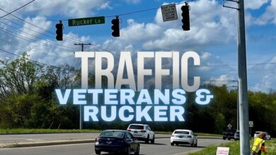 Rucker Lane and Veterans Parkway Light