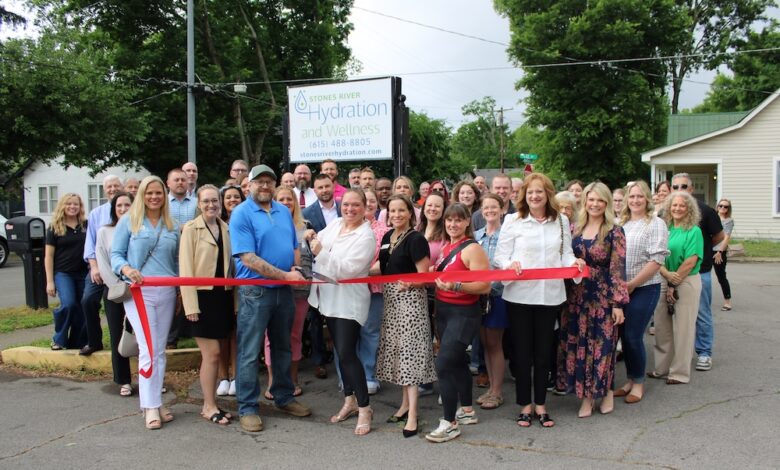 Stones River Hydration & Wellness Ribbon Cutting