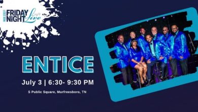 Friday Night Live welcomes Entice July 3