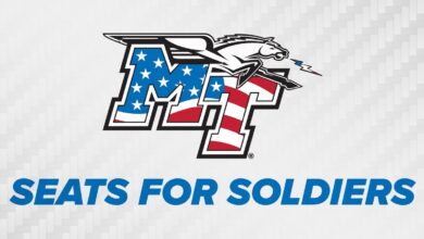 Help send our Veterans and active Military personal to a MTSU Football Game