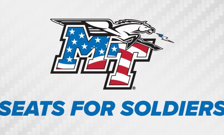 Help send our Veterans and active Military personal to a MTSU Football Game