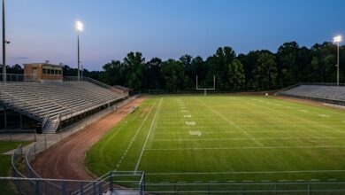 Middle Tennessee Blue Raiders football stadium seating in Murfreesboro, Tennessee (illustrative)