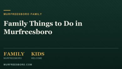 Illustrative J3 Media graphic for family coverage in Murfreesboro and Rutherford County