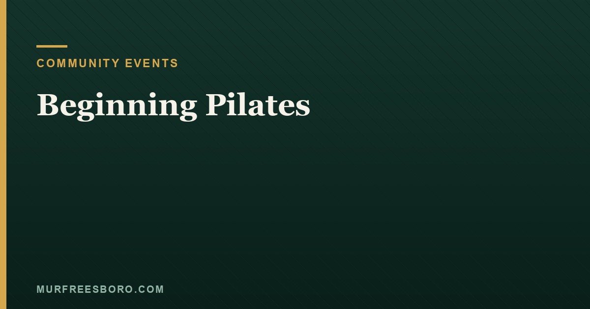 Beginning Pilates