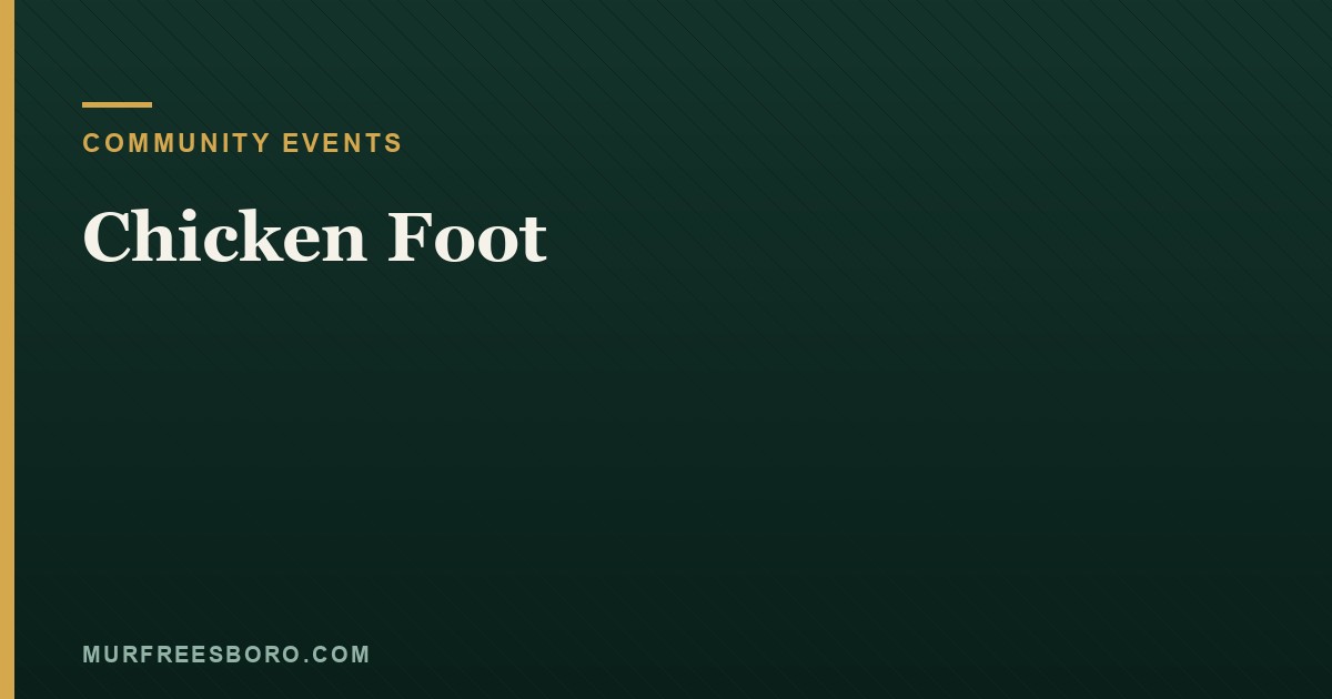 Chicken Foot