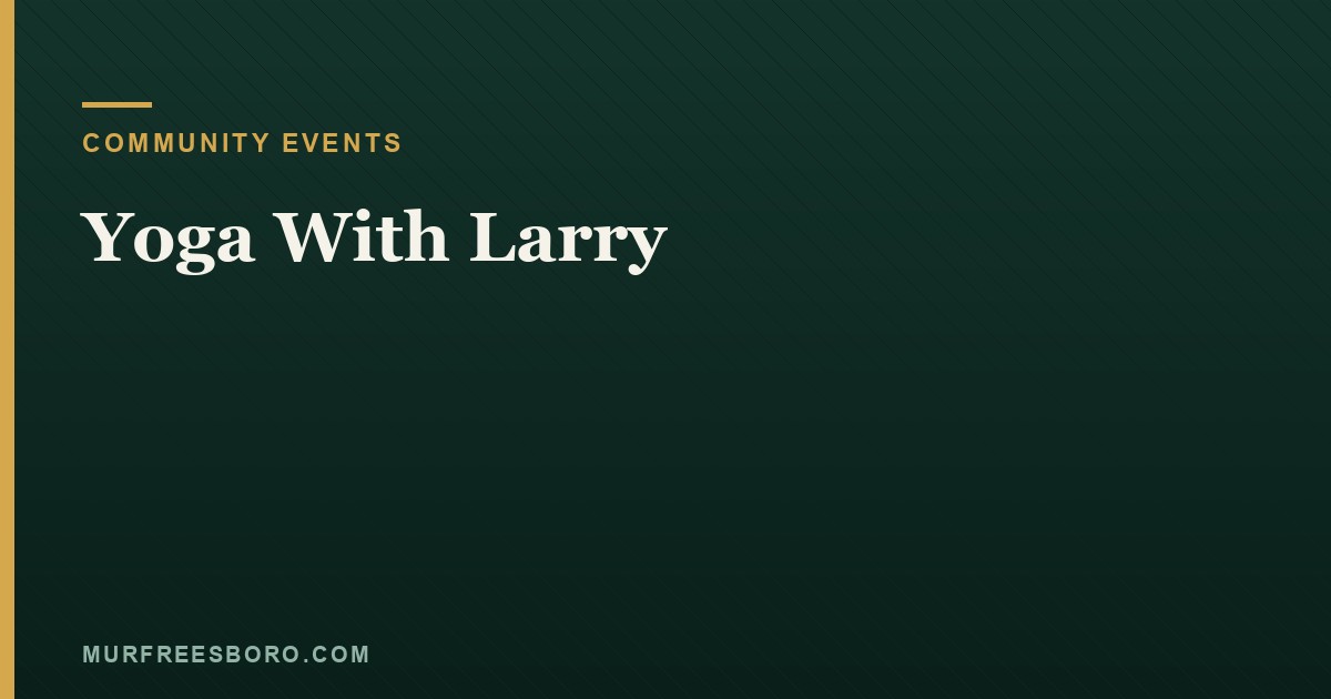 Yoga With Larry
