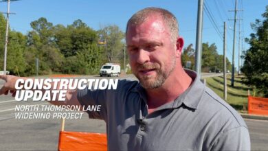North Thompson Lane Widening Project Update